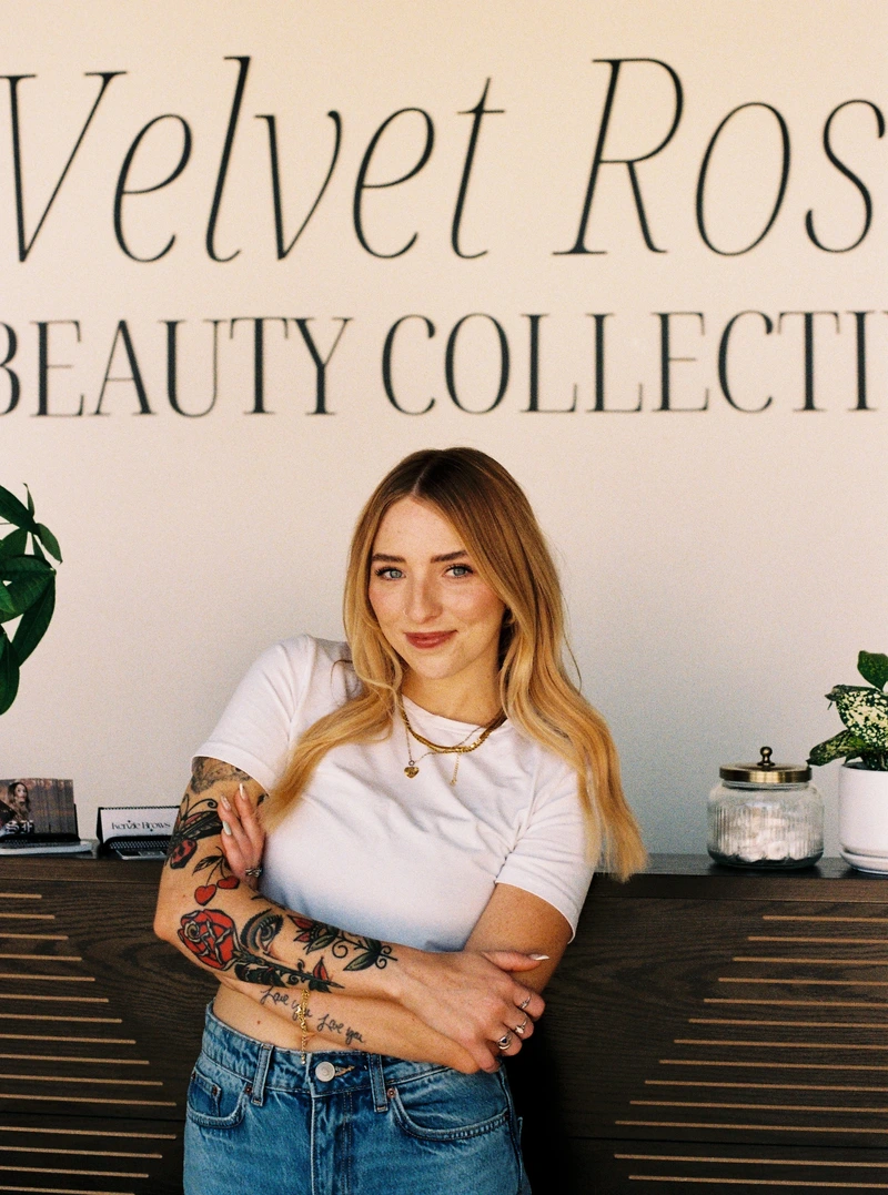 Kenzie, founder of Velvet Rose Beauty Collective