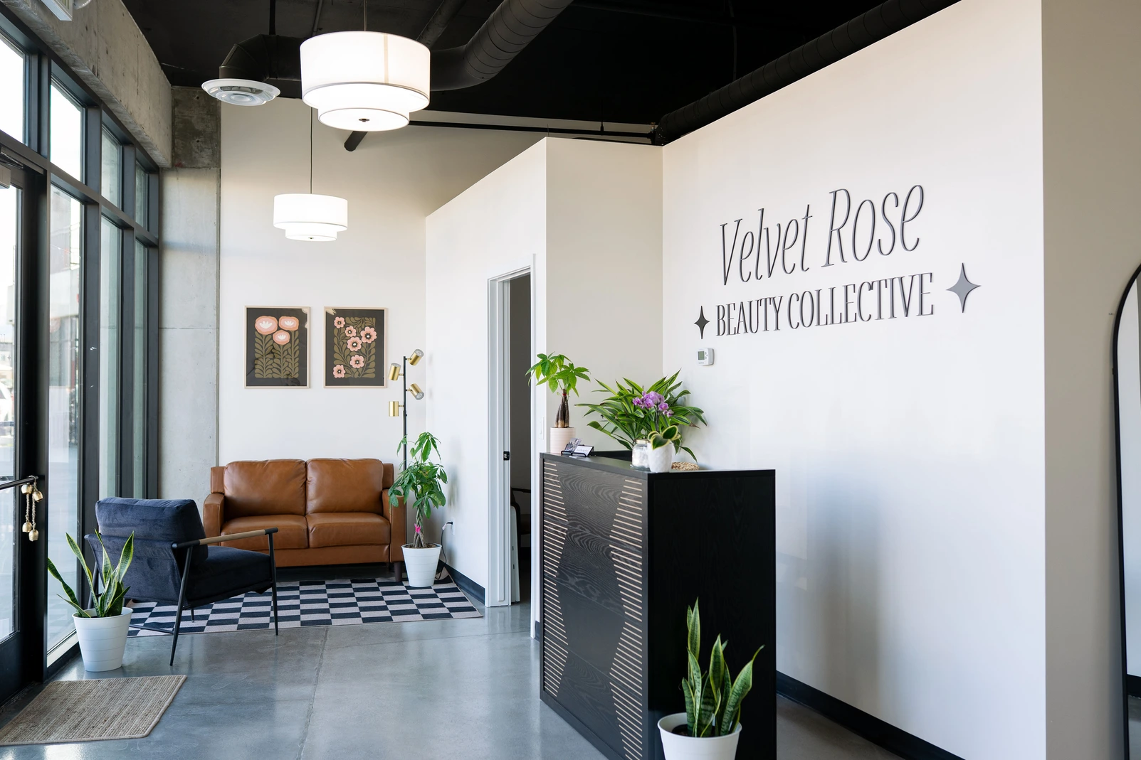 Velvet Rose Beauty Collective studio interior